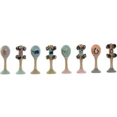 Metal Maracas de juguete Home ESPRIT Maracas 4 Pcs