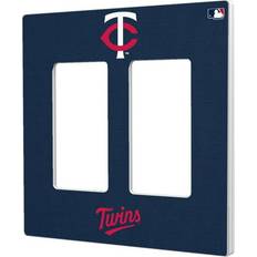 Keyscaper Minnesota Twins Solid Double Rocker Light Switch Plate