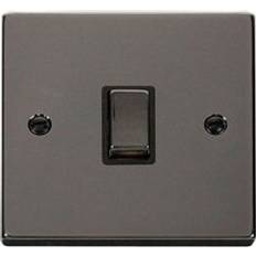 Black Wall Switches SE Home Black Nickel 1 Gang 20A Ingot DP Switch One Size