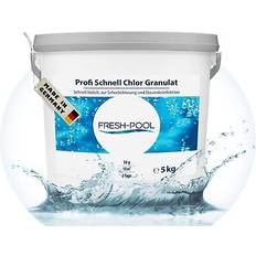 Desinfektion Fresh-Pool Profi Schnell Chlor Granulat, 56% Aktivchlor, 5 kg incl. Dosierbecher