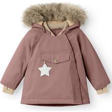 Mini A Ture Light plum Wang Fleece Vinterjakke m. Pels mdr/80