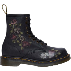 47 ½ - Damen Schneestiefel Dr. Martens 1460 Decayed Roses - Black