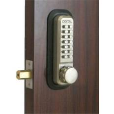 Black Door Locks & Deadbolts Keen 2210-JB-DC Mechanical Keyless Deadbolt Double Sided Combination