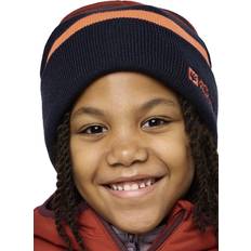 Boys Beanies Jack Wolfskin Kids's Knitted Hat Stripy Knit Beanie - Blue