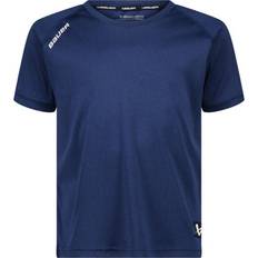 Blåa T-shirts Barnkläder Bauer TEAM SS TECH TEE-YTH Navyblå Barn