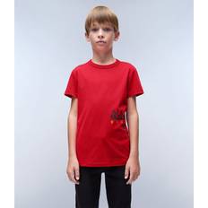 Napapijri Eiger Short Sleeve T-shirt Rot Years Junge