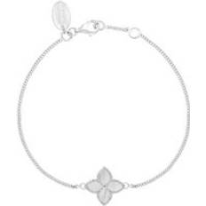 White Bracelets C W Sellors 18ct White Gold White Mother of Pearl Eden Marquise Flower Bracelet