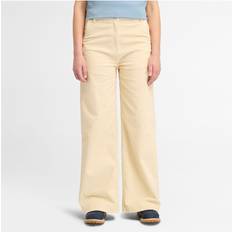 Timberland Women Pants Timberland Corduroy Wide-Leg Pant - Angora