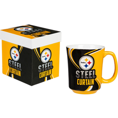 Travel Mugs Evergreen Enterprises Pittsburgh Steelers 14 oz Ceramic Coffee w/ Gift Box - Multi-Color Travel Mug