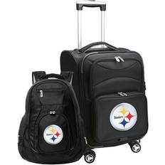 2 Wheels - Soft Suitcase Sets Mojo Black Pittsburgh Steelers Softside Carry-On & Backpack Set