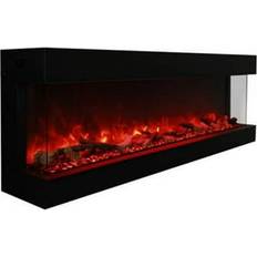 70 in. Built-in 3 Sided Glass Electric Fireplace