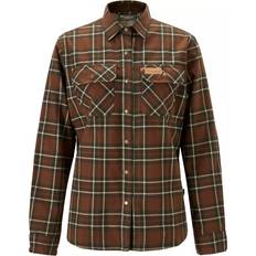 Pinewood Douglas dame flannelskjorte, Nougat/Beige