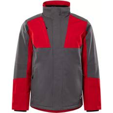Arbejdstøj & Udstyr Fristads Softshell Vinterjakke 4931 GSW Full Stretch - Grå/Rød