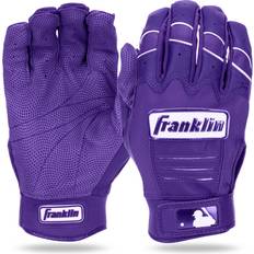 Baseball Franklin Sports MLB Batting Gloves CFX Pro Adult Youth Batting Gloves Pair Baseball Softball Batting Gloves Premium Pro-Quality Batting Gloves Purple Highlight Adult Large