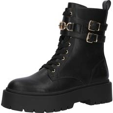 Or Bottines à la Cheville Twinset Flat Ankle Boots Woman Black