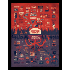 Stranger Things The Upside Down 30 x 40 cm Print