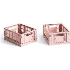 Hay Color Crate Mini Blush Förvaringslåda 2st