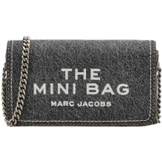 Marc Jacobs Schouderband Tassen Marc Jacobs The Denim Chain Mini Bag - Black Wash