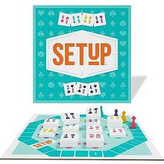 Bezzerwizzer SETUP Rummy Style Family Board Game Ages 8 2-4 Players 25 Minutes Playing Time