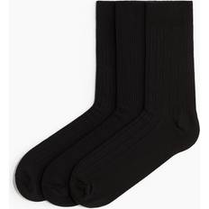 Kläder H&M Herre Sort 3-pack socks 46/48