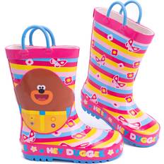 Children's Shoes Hey Duggee Wellington Boots with Handles Girls Pink