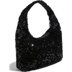 Pieces Tasker Pieces Milla Glitter Skuldertaske, Black