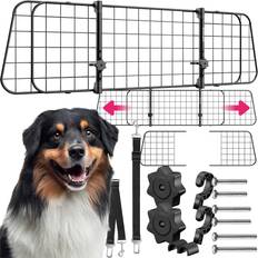 tectake Hundegitter til Bil Balu Sort