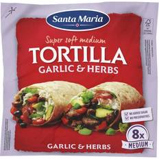 Tortilla Santa Maria Tortilla Wrap Garlic Herbs 8 St