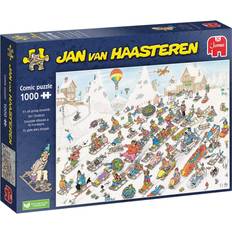 Jumbo Palapelit Jumbo Jan Van Haasteren It's All Going Downhill 1000 Pieces