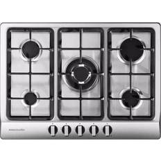Rangemaster Hobs Rangemaster RMBH70HPNGSS Gas Hob 70cm 5 Burner Stainless Steel