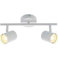 Lindby Ceiling Lamps Lindby Jorell 2 Matt White Ceiling Flush Light