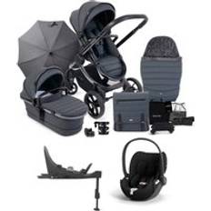 Pushchairs iCandy Peach 7 Complete Pushchair Bundle with Cloud T Car Seat & Base - Dark Grey