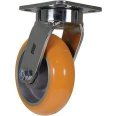 DIY Accessories 6 x 2 in. Sirius Polyurethane Swivel Caster, Orange