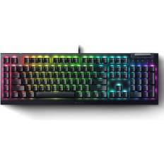 Razer Keyboards Razer BlackWidow V4 X Gaming Keyboard 6 Dedicated Macro Keys Chroma RGB Doubleshot ABS Keycaps Media Controls Sound Dampening & Stabilizers