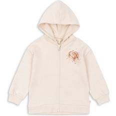 Konges Sløjd Hoodies Konges Sløjd Konges Sløjd Loupy Lou Hoodie Gots Ecru 7-8Y
