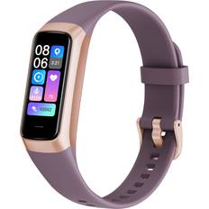Smartwatch Med Puls- Och Blodtrycksmätare Lila