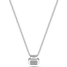 Men - Silver Necklaces Police Men's Necklace - Adjustable