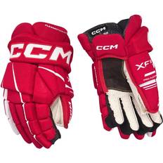 Ishockey CCM Tacks XF Handske Junior, 12" Red/White