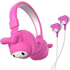 Hello Kitty 2-in-1 Wireless Bluetooth Headphones With Wired Earbuds