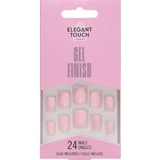 Pink False Nails Elegant Touch False Nails - Perfect Pink 24-pack