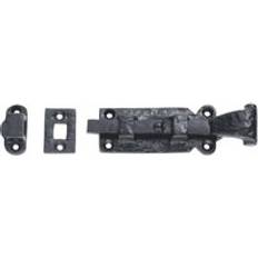 Surface Mounted Straight Barrel Door Bolt Lock 152 x 43.5 mm Black Antique