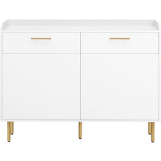 White Sideboards Mercer41 Konnie 47.2 36.2" H X 47.2" W X 15.7" D Sideboard