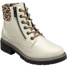 6.5 - White Ankle Boots Lotus Charleston Womens Ankle Boots