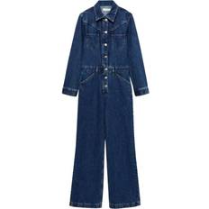 Damen - Denim/Jeansstoff Jumpsuits & Overalls Mango Jeans-Jumpsuit