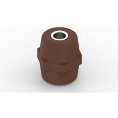 LV Isolator M12 H50xW40mm Brun
