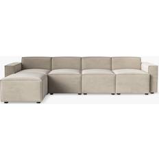 Wool Sofas Swyft Model 03 Grand 4 Seater with Ottoman Sofa