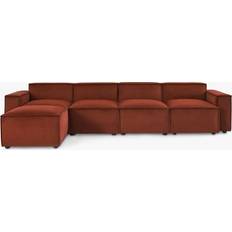 Wool Sofas Swyft Model 03 Grand 4 Seater with Ottoman Sofa