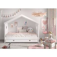 Vipack Amori European Single House-shaped Novelty Bed 90 x 200 cm