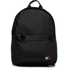 Black - Men School Bags Tommy Jeans Badge Logo Backpack Black, Black, Women