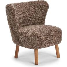 Natures Collection Emily Sheepskin Taupe Lounge Chair